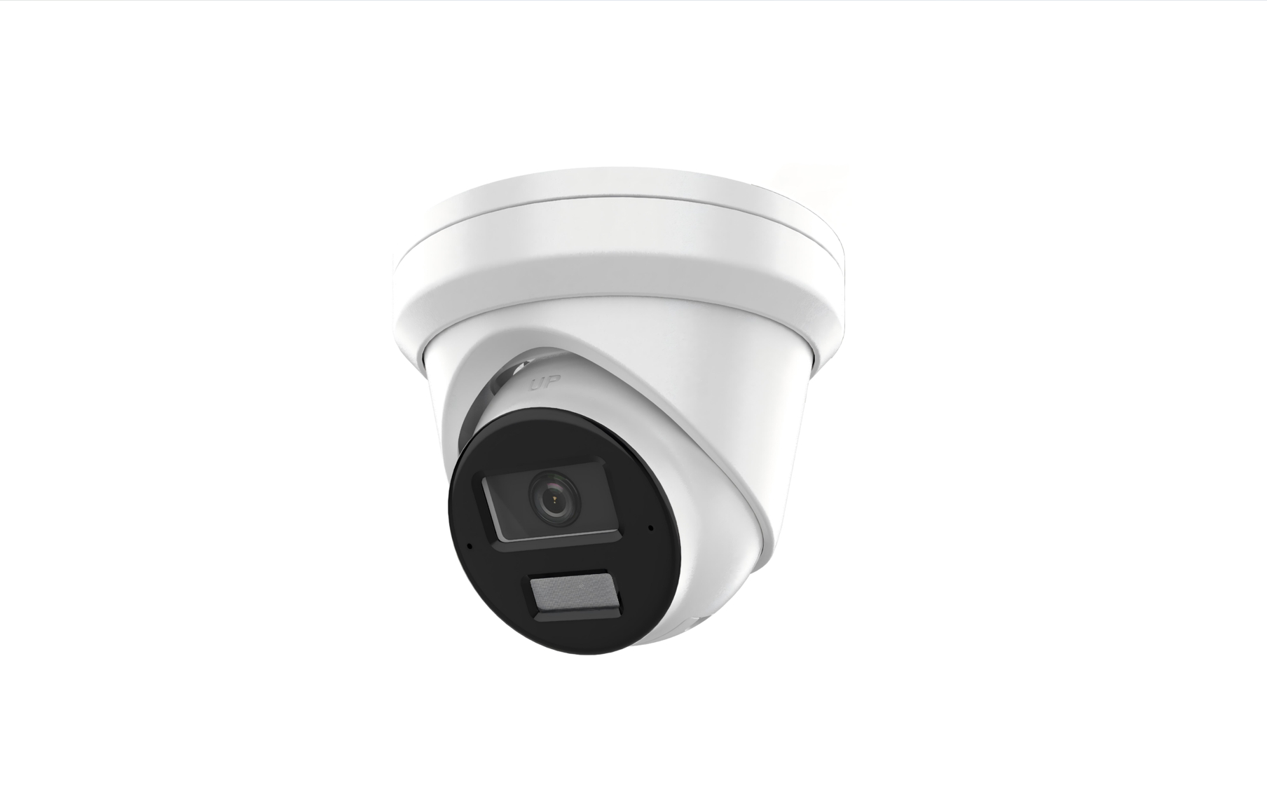4 MP Fixed Lens Turret Deterrence Network Camera